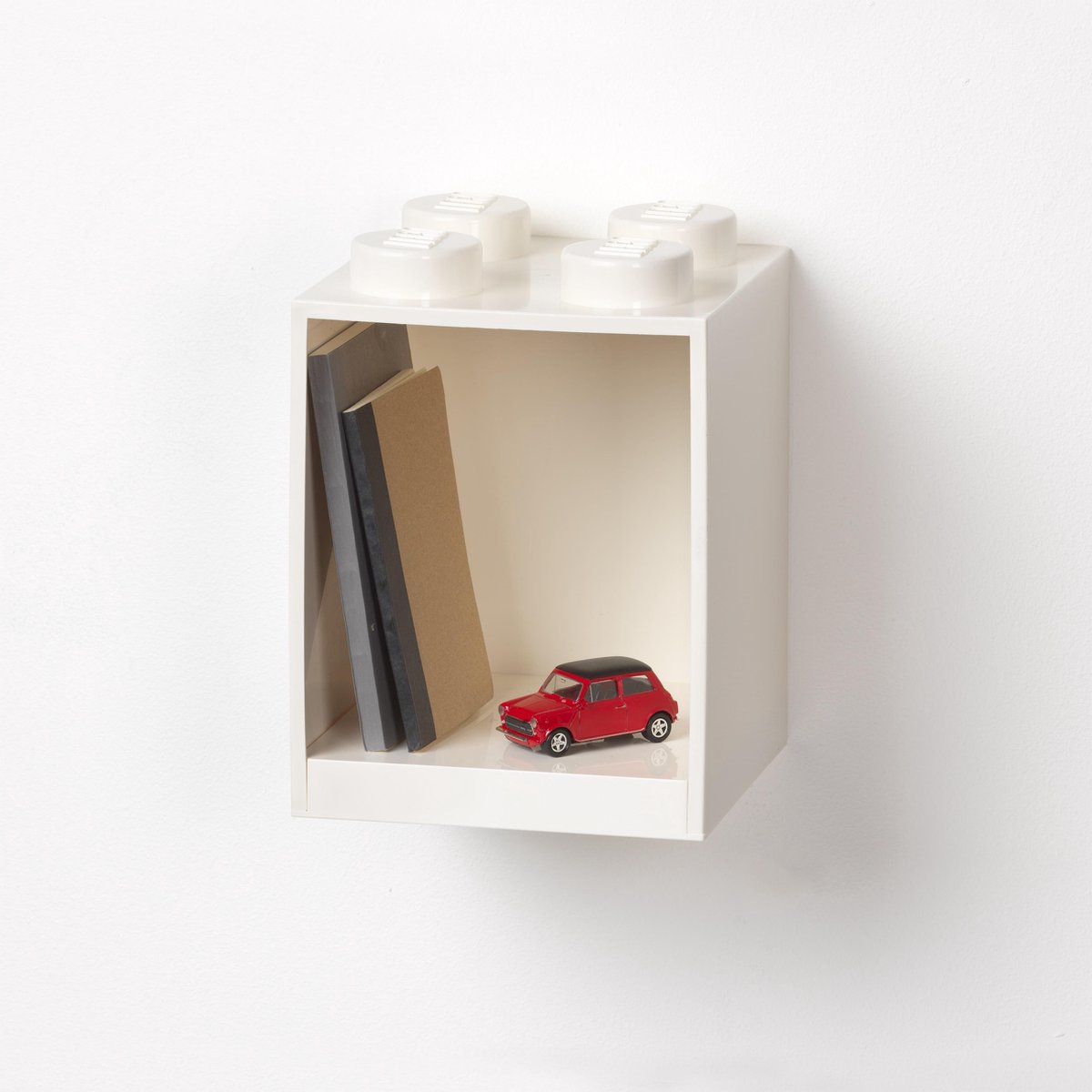 Lego wandschap 4 noppen 16 x 16 x 21 cm polypropyleen - Wit