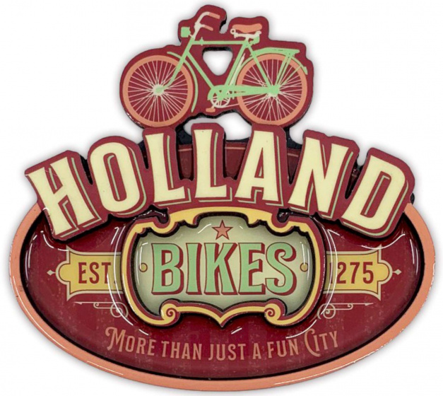 Matix magneet Holland Bikes MDF Bikes - Rood
