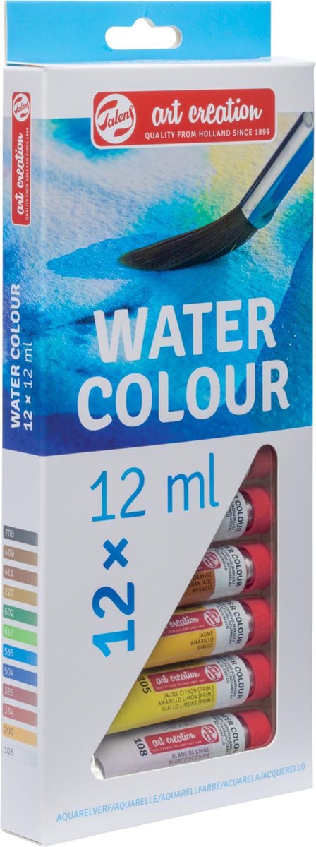 Talens aquarelverf Art Creation junior 12 ml 12 kleuren