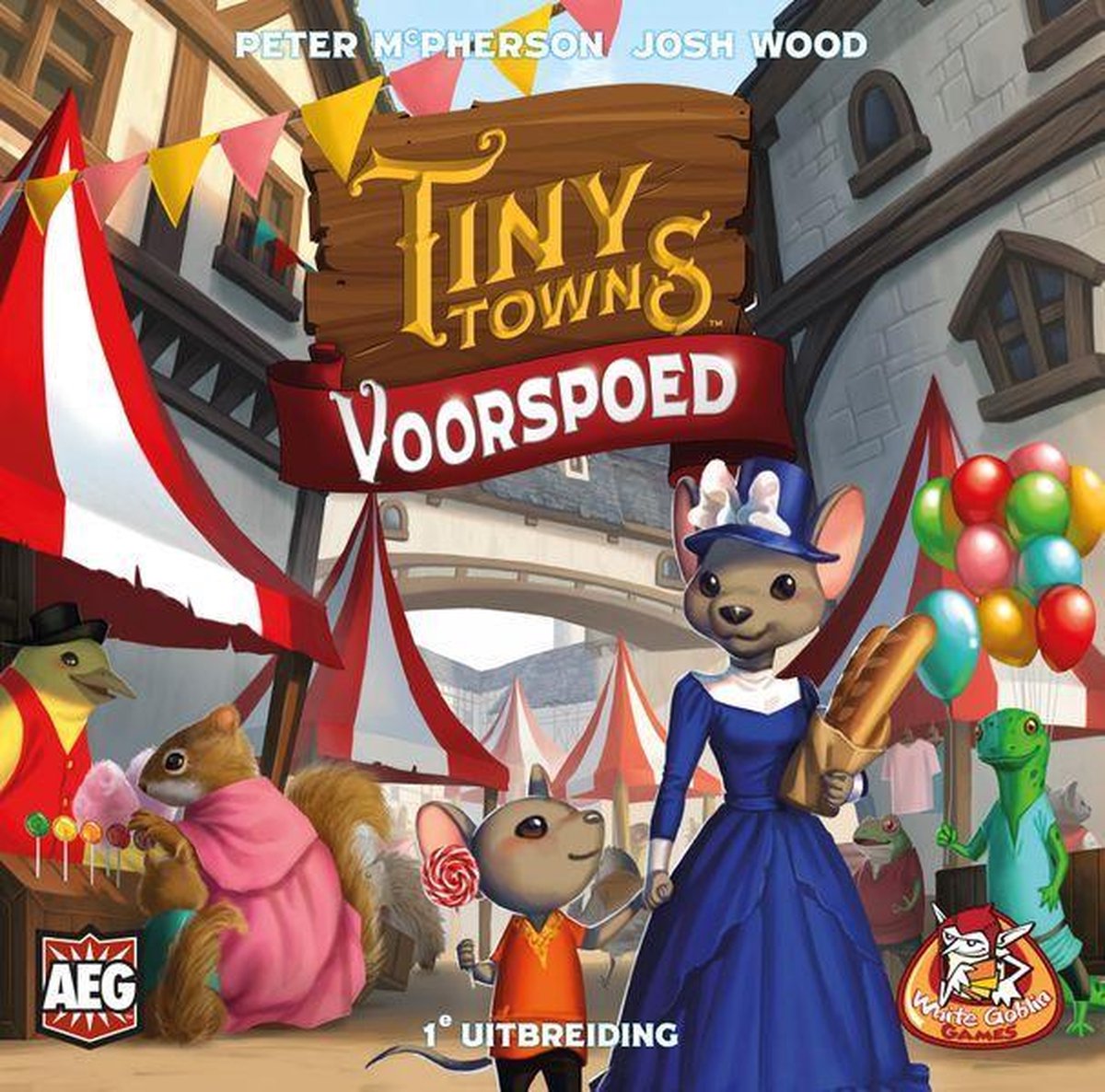 White Goblin Games uitbreiding bordspel Tiny Towns: Voorspoed