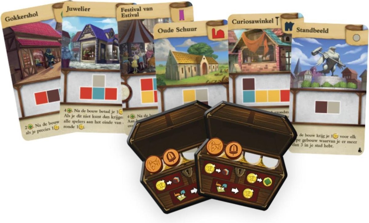 White Goblin Games uitbreiding bordspel Tiny Towns: Voorspoed