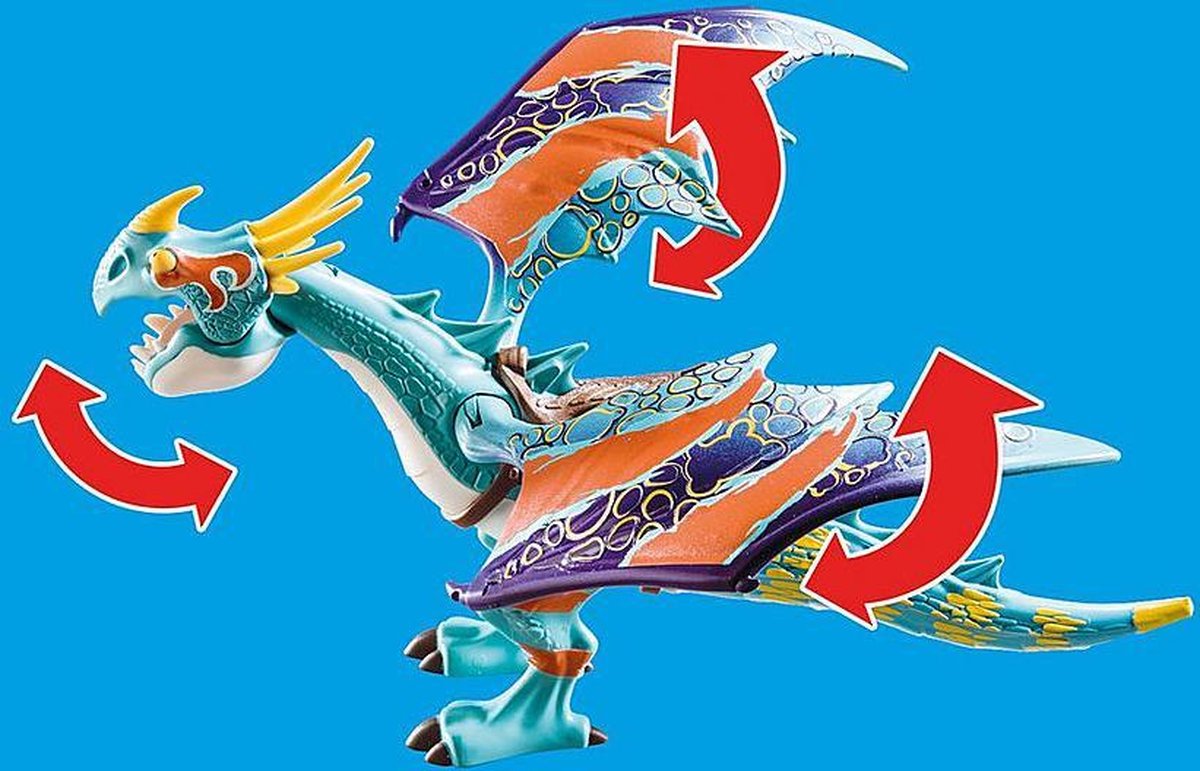 Playmobil Dragon Racing: Astrid en Stormvlieg (70728) 12 delig