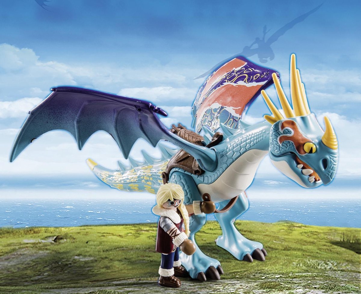 Playmobil Dragon Racing: Astrid en Stormvlieg (70728) 12 delig