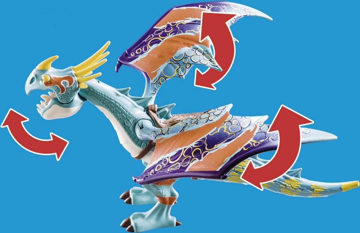 Playmobil Dragon Racing: Astrid en Stormvlieg (70728) 12 delig