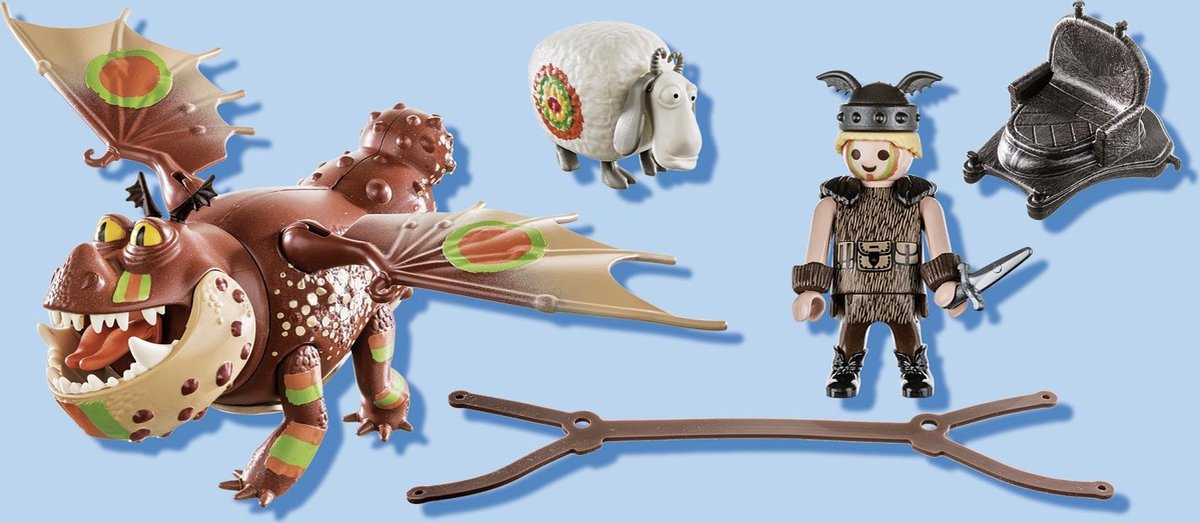 Playmobil Dragon Racing: Vissenpoot en Speknekje (70729)