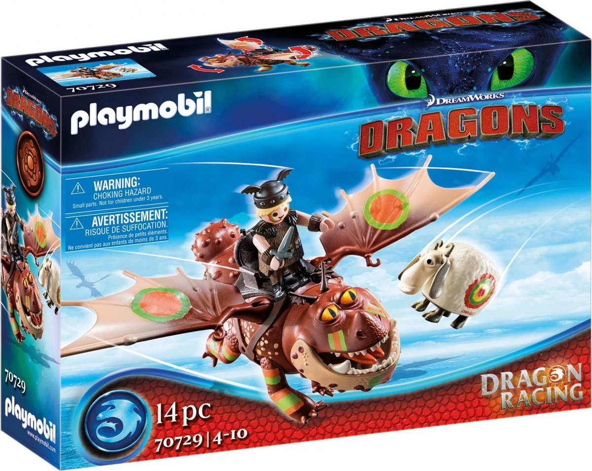 Playmobil Dragon Racing: Vissenpoot en Speknekje (70729)