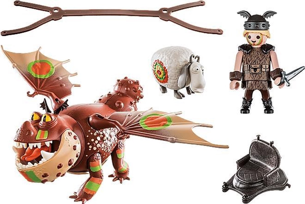 Playmobil Dragon Racing: Vissenpoot en Speknekje (70729)