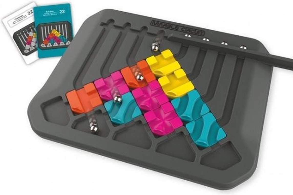 Eureka Ah!Ha Games logica spel Marble Circuit junior 20 delig - Zwart