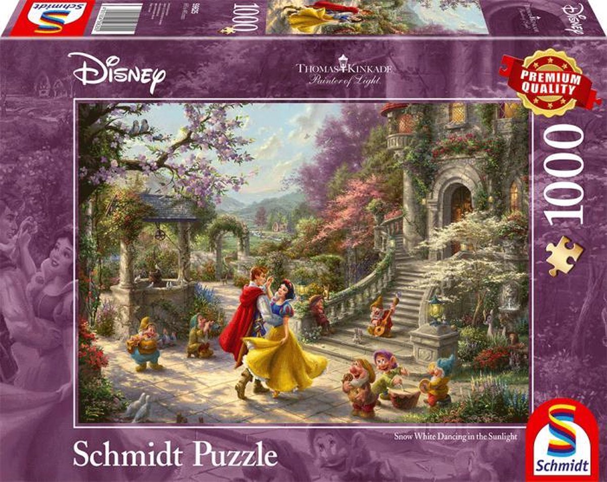Schmidt Spiele Puzzle legpuzzel Disney Dansen met prins 1000 stukjes