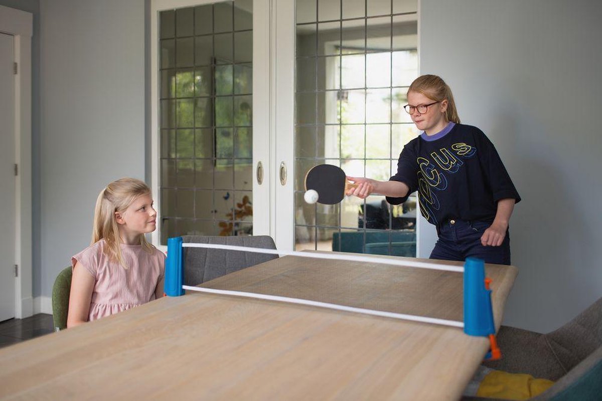 BS Toys tafeltennisnet 170 x 14 cm - Blauw