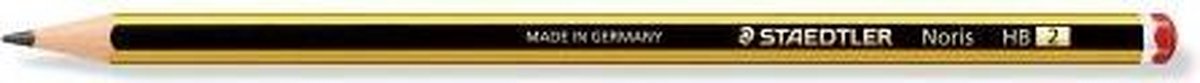 Staedtler potlood Noris 120 HB 17,5 cm hout/geel - Zwart