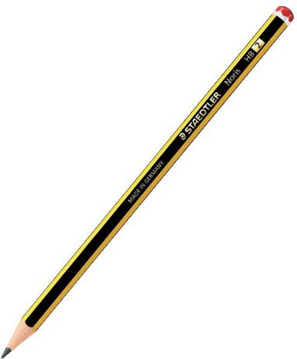 Staedtler potlood Noris 120 HB 17,5 cm hout/geel - Zwart