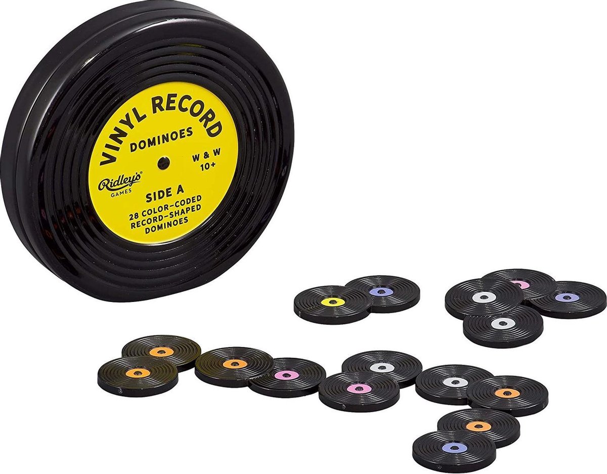 Ridley&apos;s Games domino Vinyl Record 11,5 cm tin 29 delig
