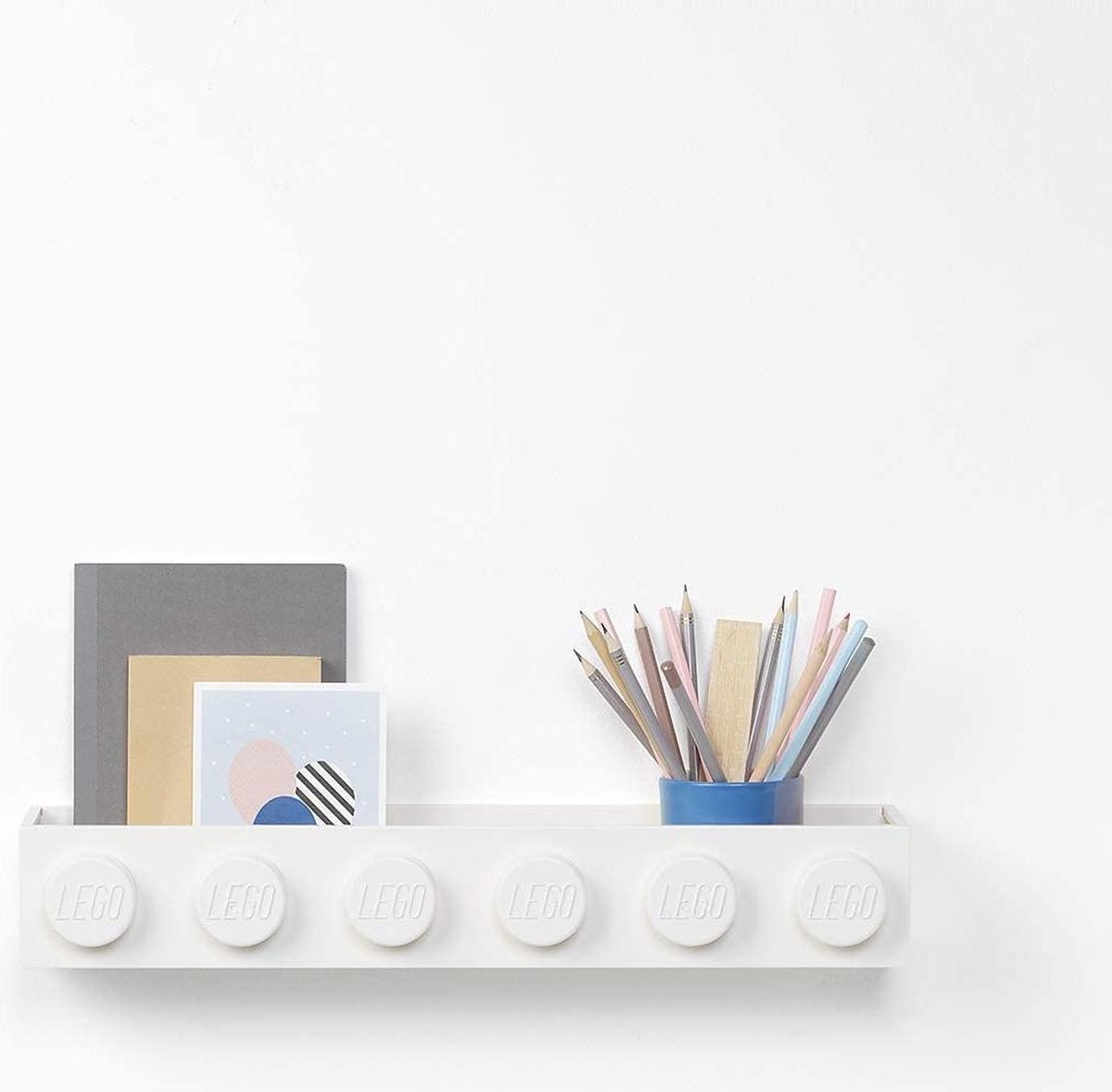 Lego wandplank 47,8 cm polypropyleen - Wit