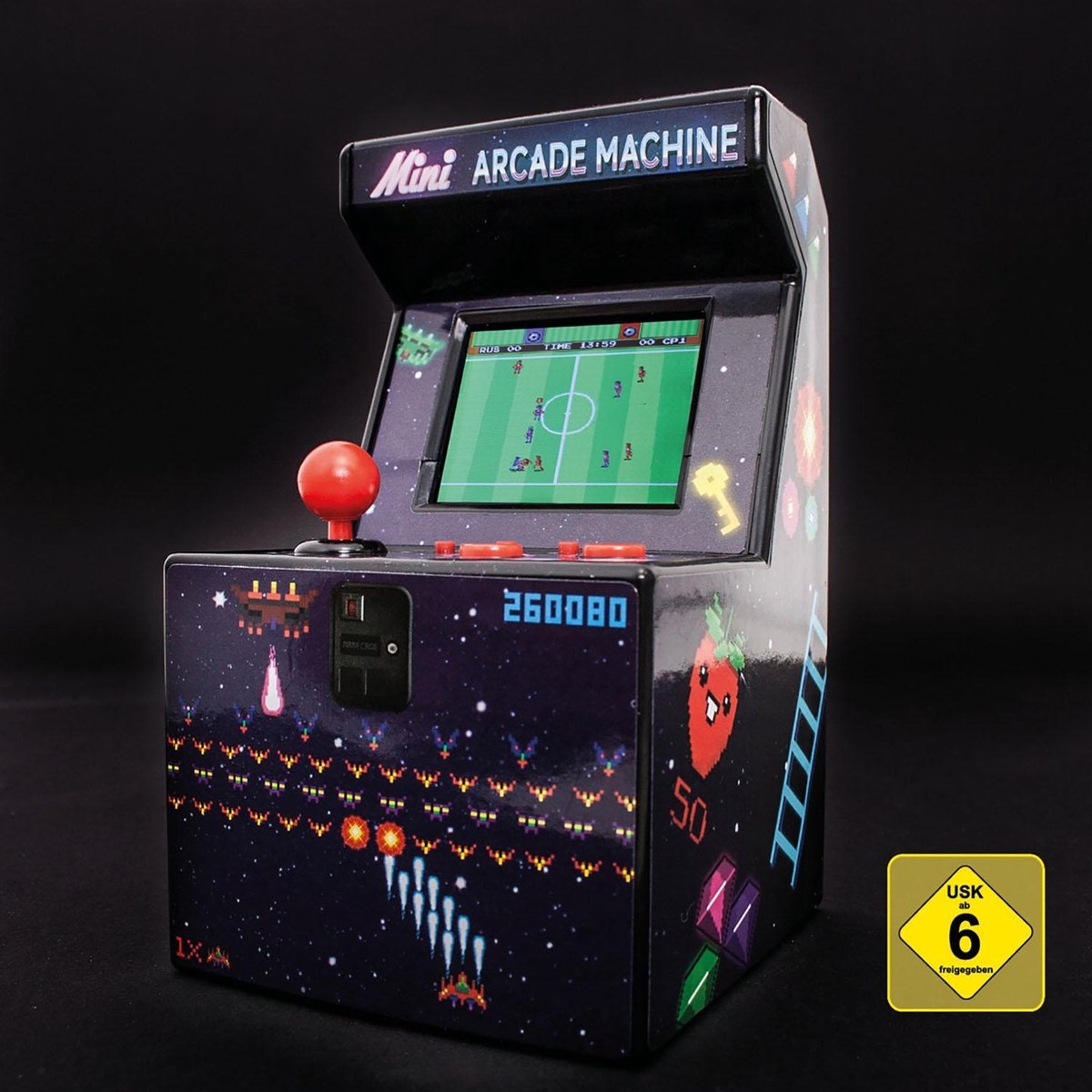 ORB videogame Mini Arcade Machine 2,5 inch 15 cm zwart
