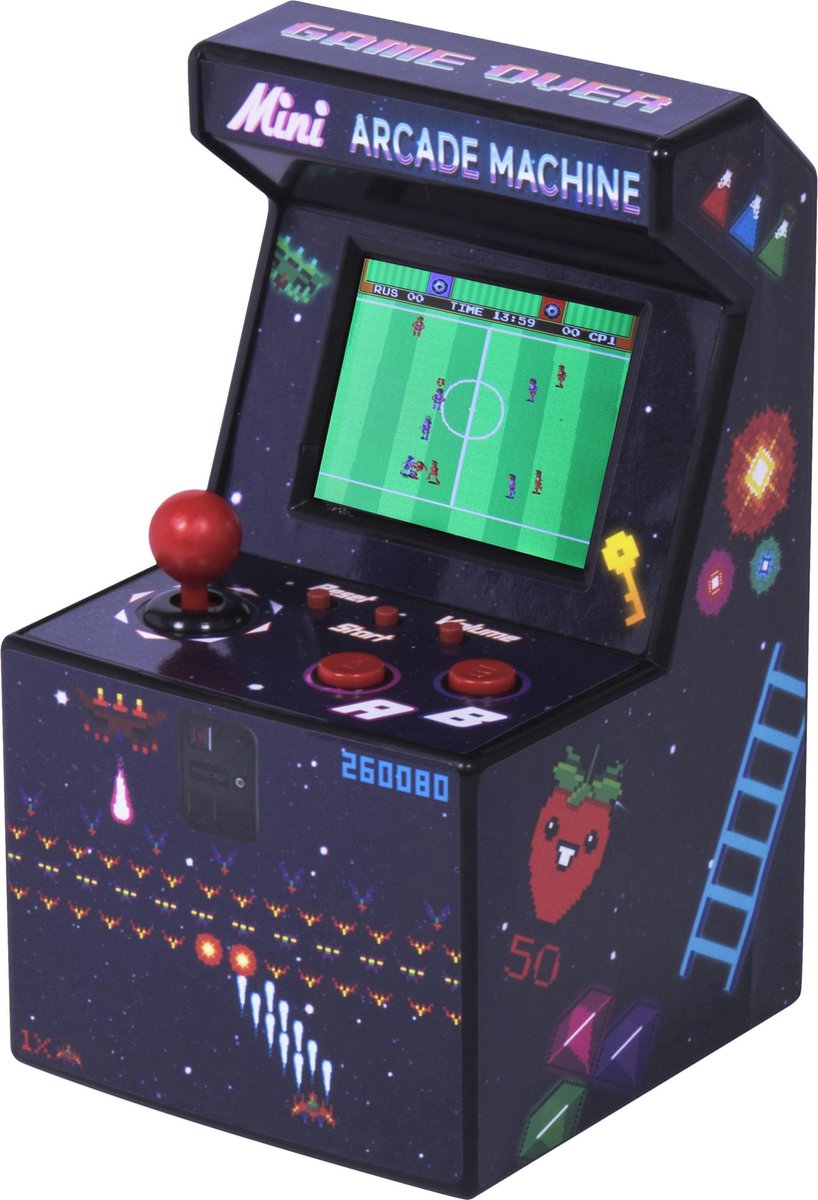 ORB videogame Mini Arcade Machine 2,5 inch 15 cm zwart