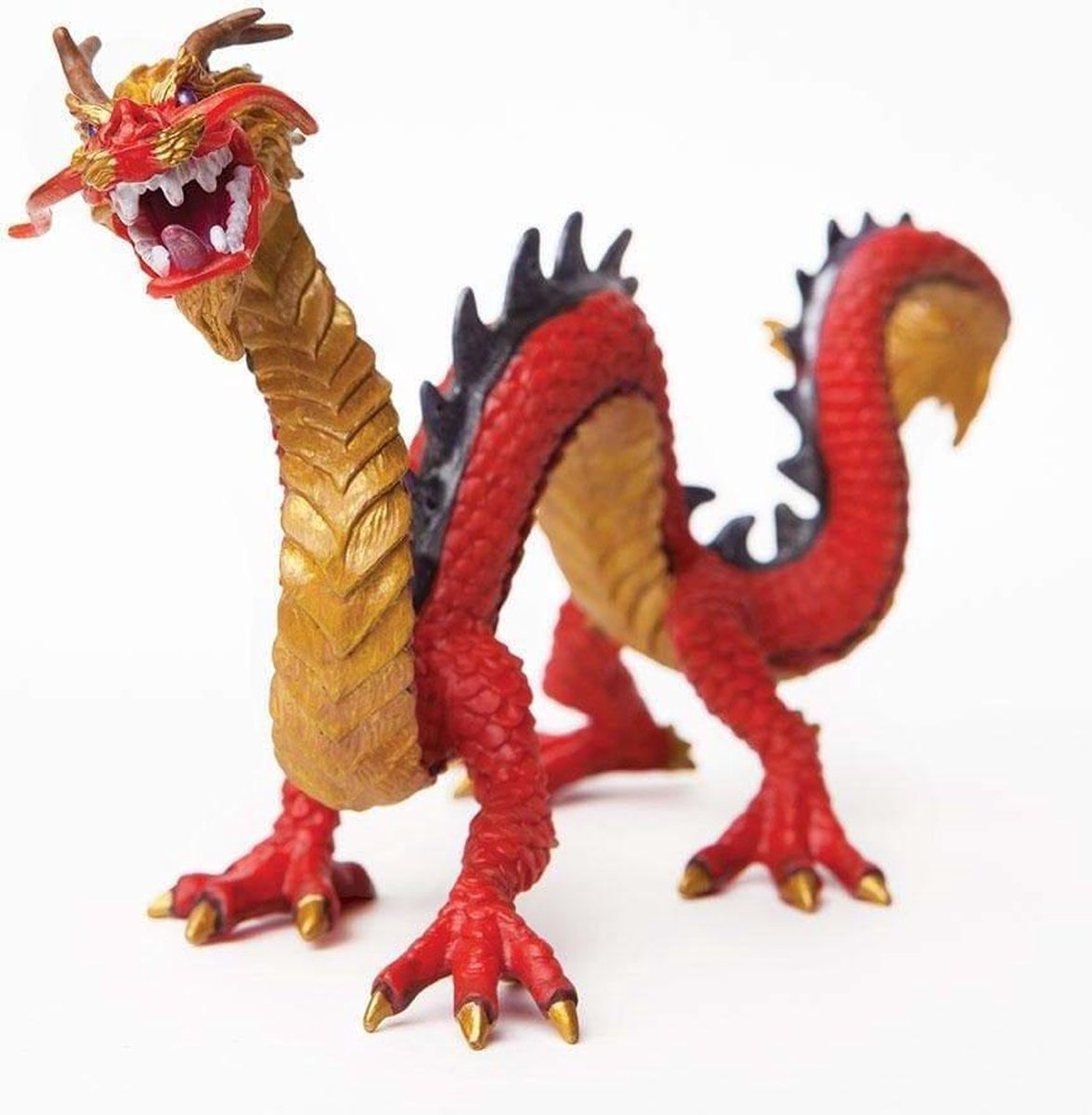 Safari speelfiguur Chinese draak junior 20,5 x 9 cm - Rood
