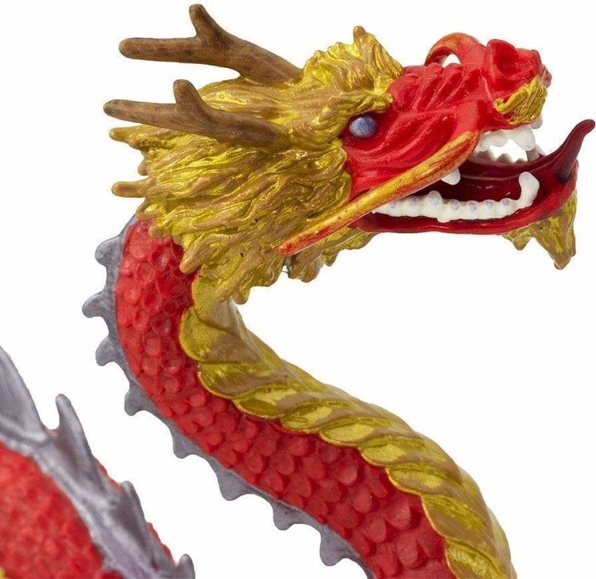 Safari speelfiguur Chinese draak junior 20,5 x 9 cm - Rood