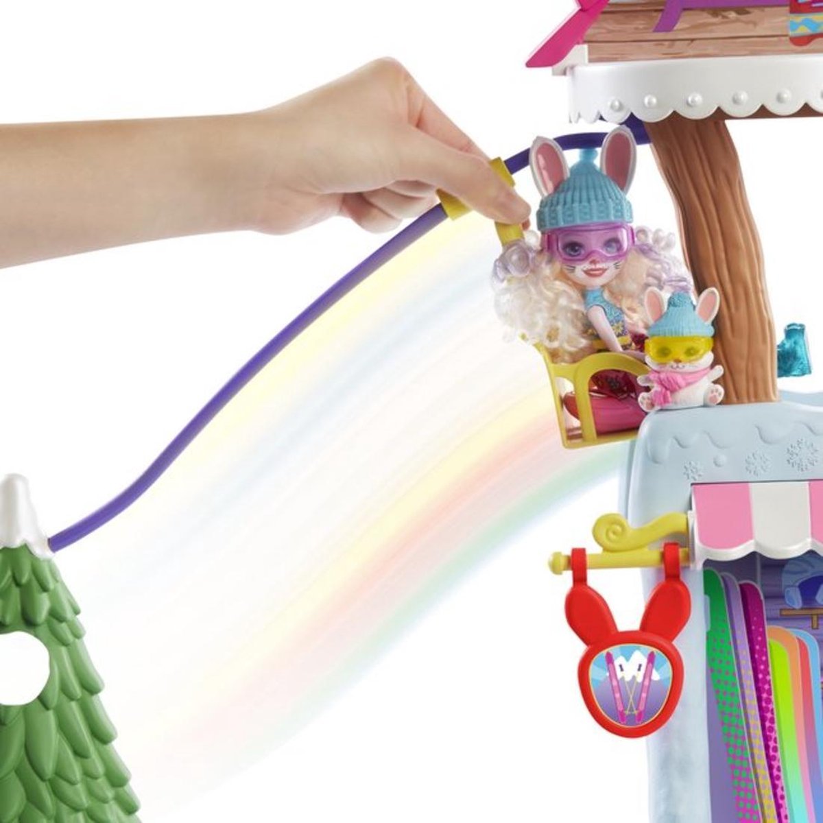 Mattel speelset Enchantimals Ski Chalet meisjes 66 cm
