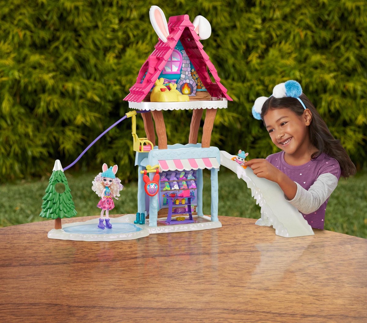 Mattel speelset Enchantimals Ski Chalet meisjes 66 cm