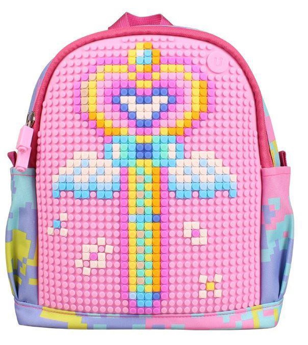 Upixel kinderrugzak Dream High meisjes 32 cm 2 delig - Roze