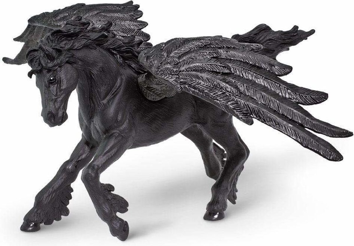Safari speelfiguur Twilight Pegasus junior 20,5 cm - Zwart