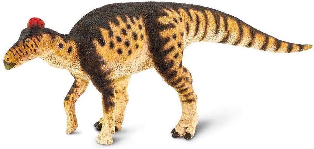 Safari speelfiguur Edmontosaurus junior 26 x 6,5 x 9,5 cm bruin