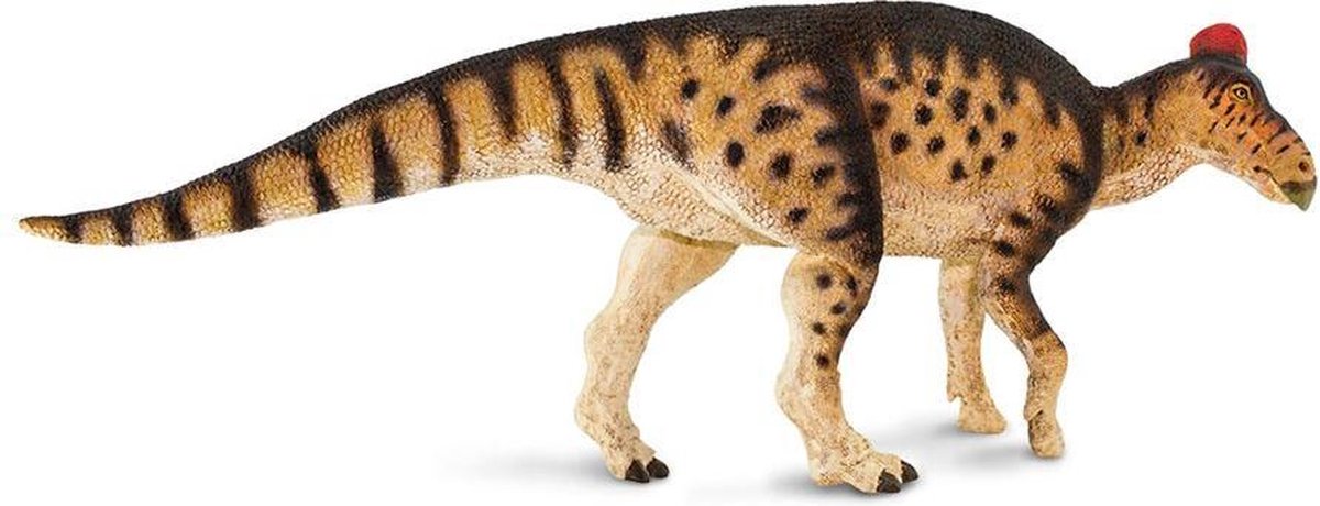 Safari speelfiguur Edmontosaurus junior 26 x 6,5 x 9,5 cm bruin