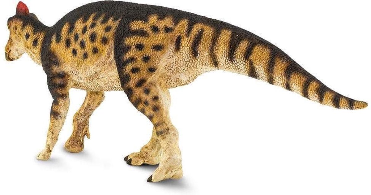 Safari speelfiguur Edmontosaurus junior 26 x 6,5 x 9,5 cm bruin