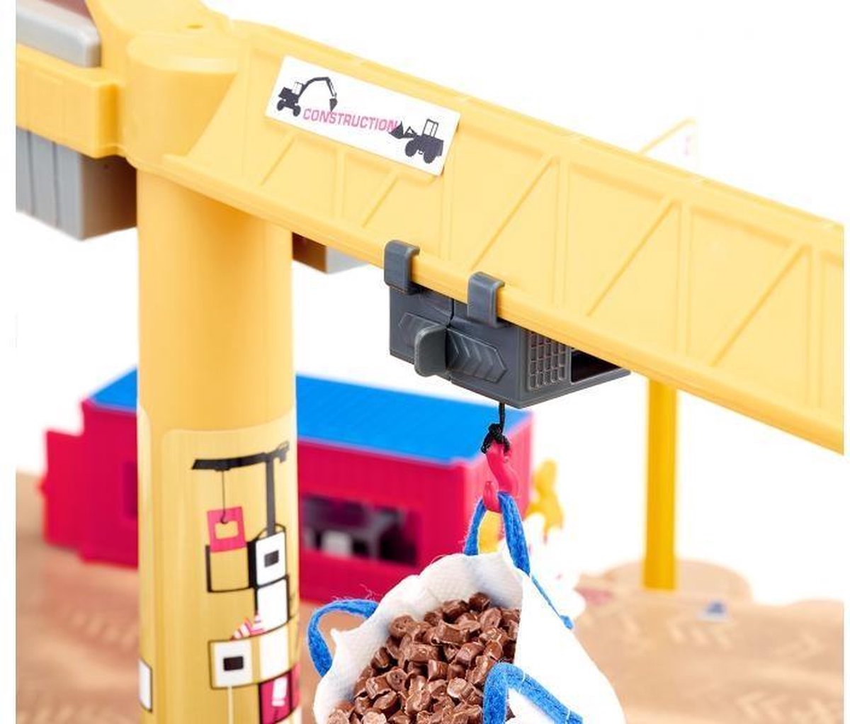 Siku bouwplaats met tractor 54 x 54 cm bruin 9 delig (5701)