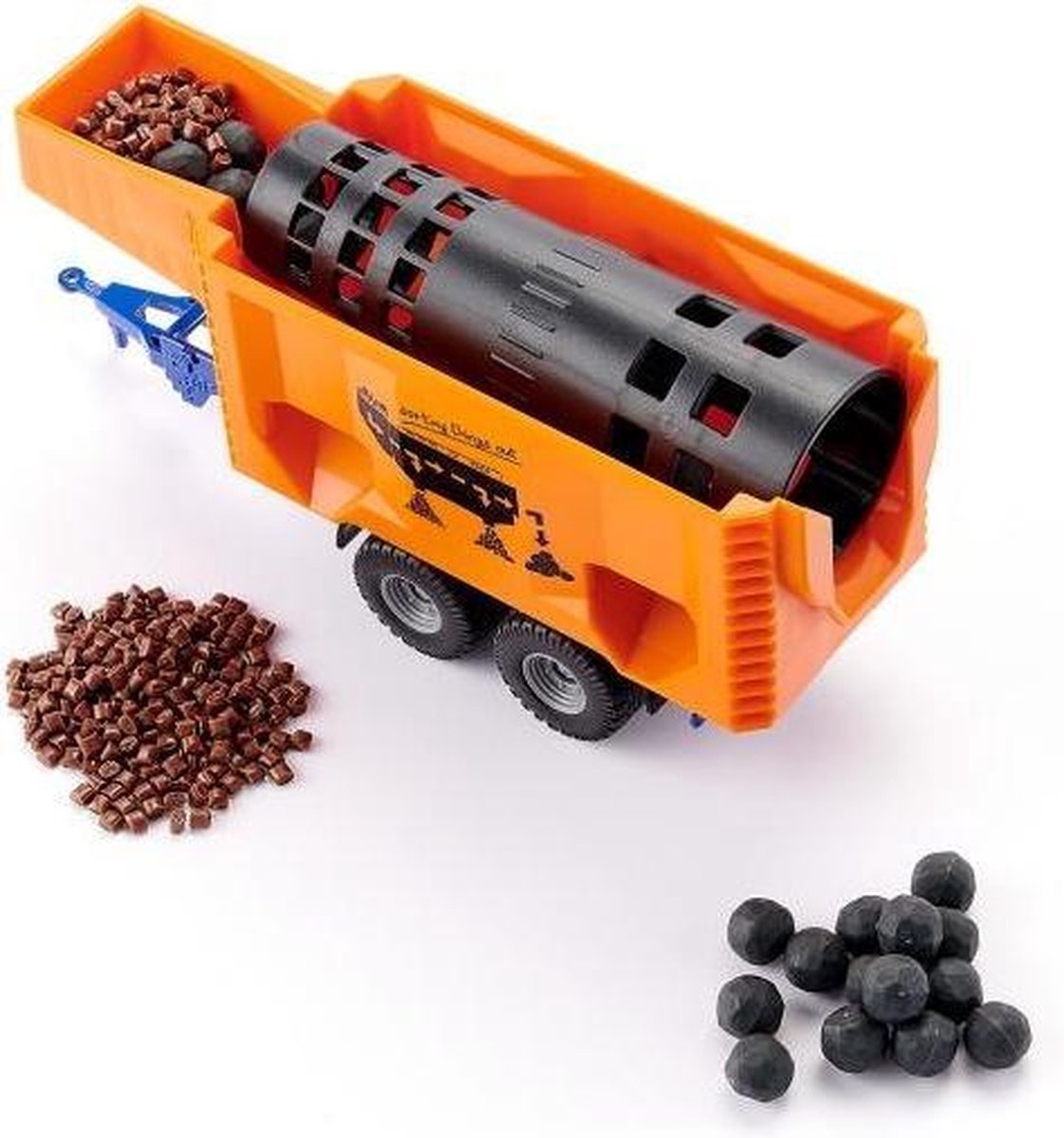 Siku bouwplaats met tractor 54 x 54 cm bruin 9 delig (5701)