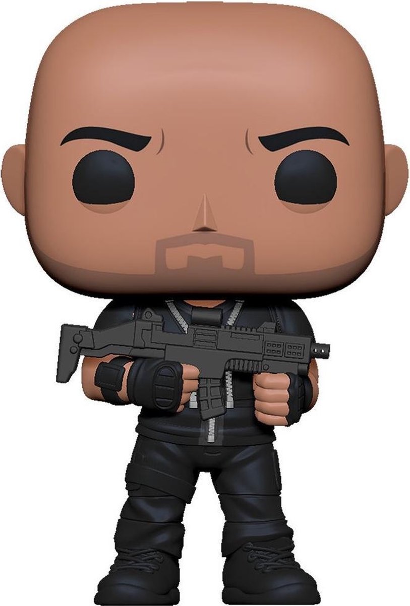 Movies: Hobbs and Shaw Hobbs 9 cm vinyl - Negro