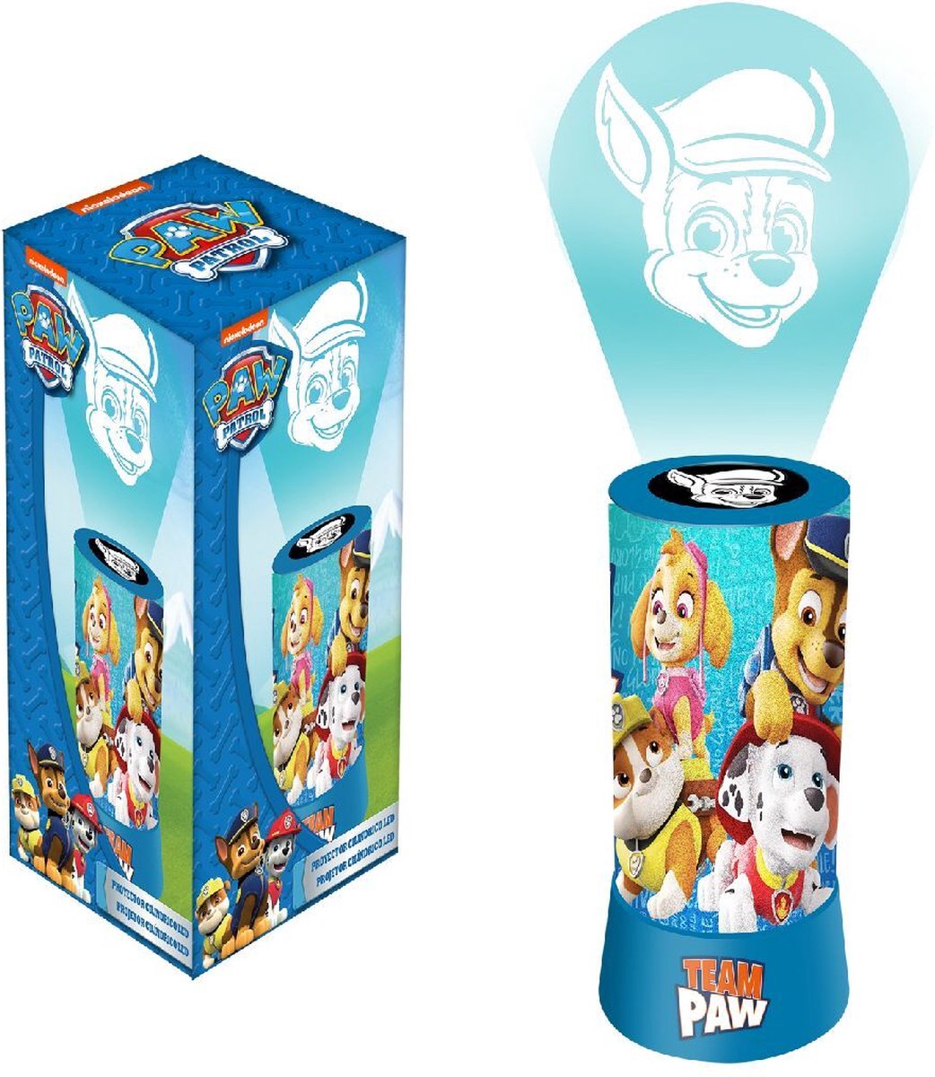 Nickelodeon nachtlamp Paw Patrol led junior 20 cm - Blauw