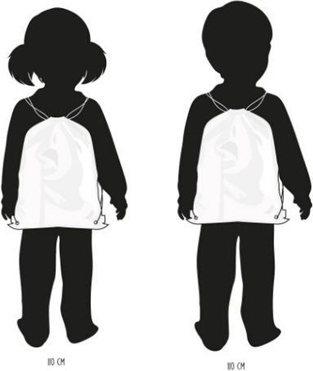 Nickelodeon gymtas Paw Patrol junior 42 cm polyester - Rood