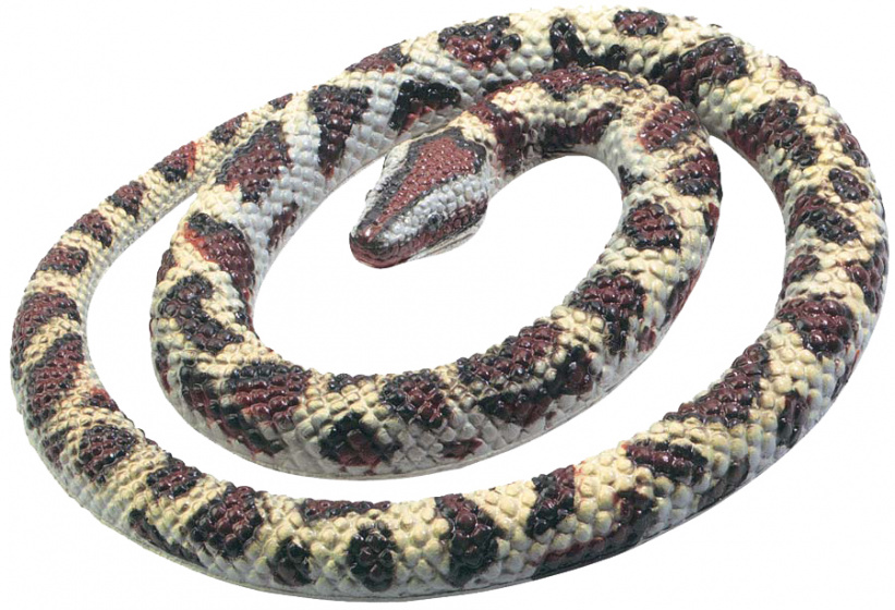 Wild Republic speeldier python 66 cm beige/ - Bruin