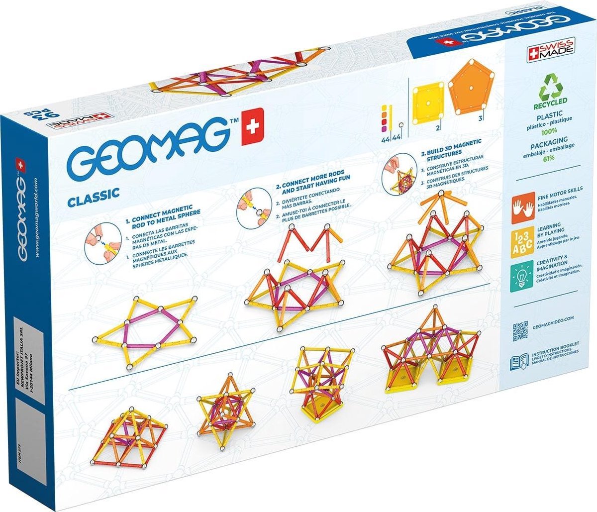 Geomag constructieset Classic Green Line junior 93 delig