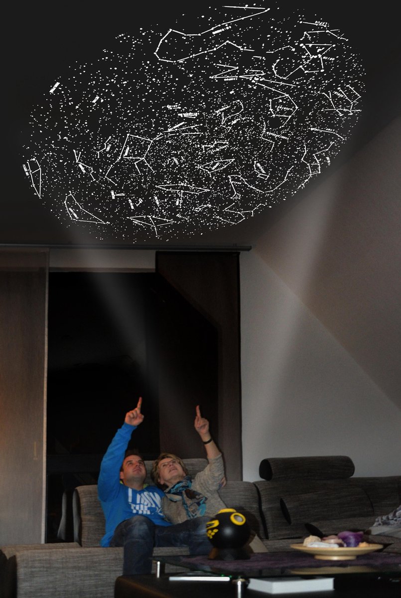 National Geographic astro planetarium junior 16 cm/geel - Zwart