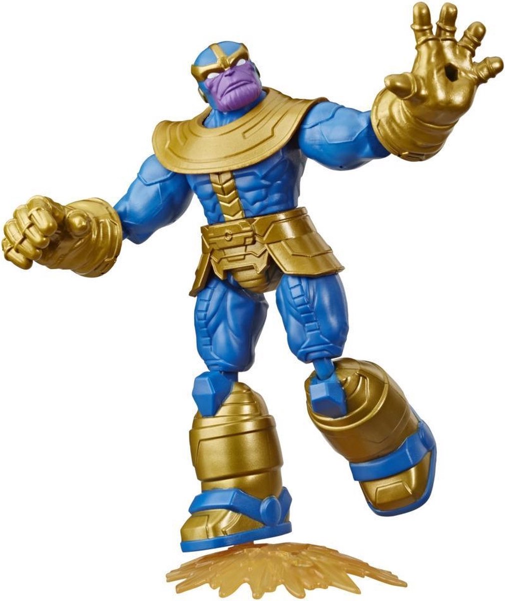 Avengers Marvel actiefiguur Thanos 15 cm goud/blauw 2 delig