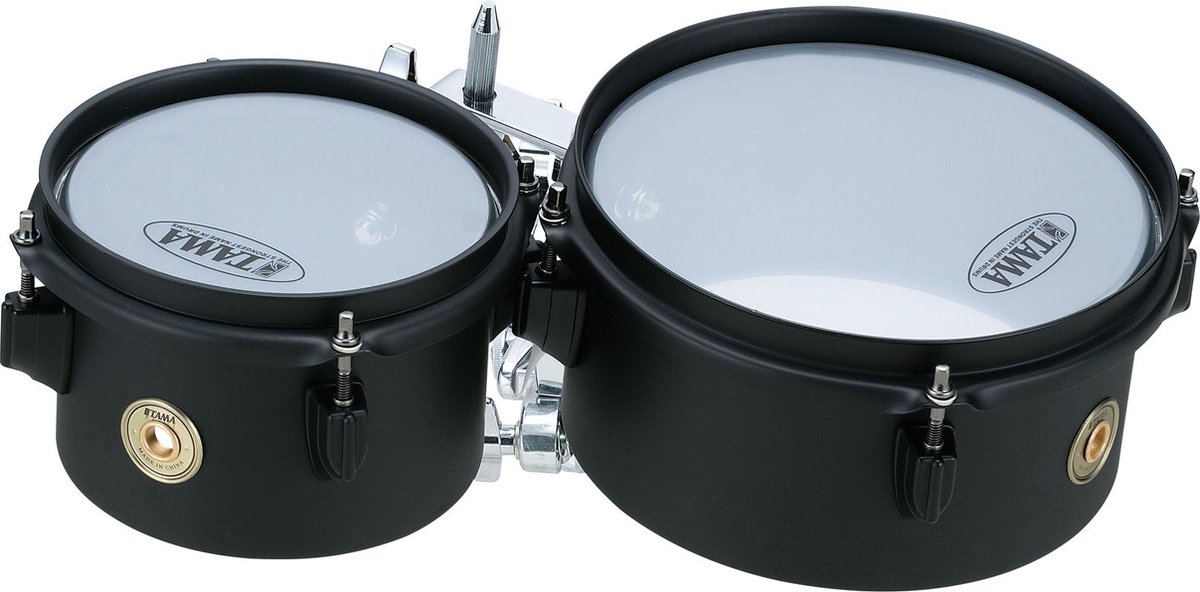 TAMA MT68STBK Metalworks Effect Series 6 x 4 + 8 x 4 inch Mini-Tymp