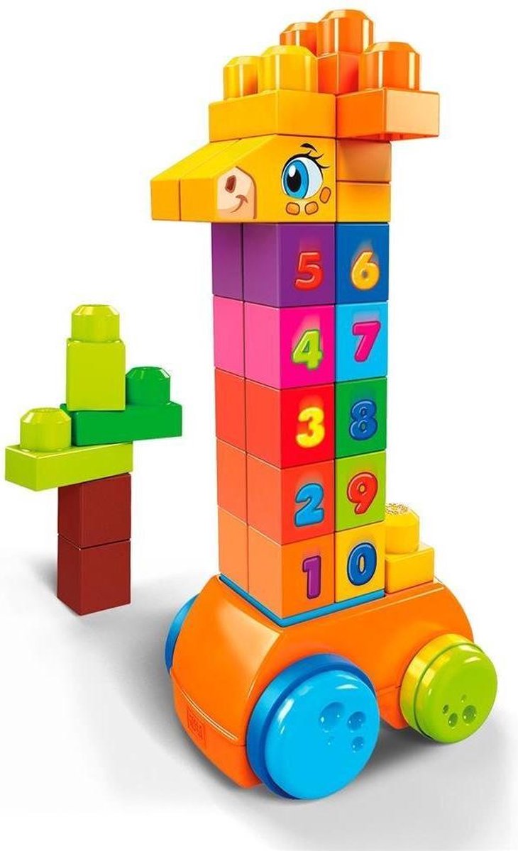 Mattel Fisher Price Mega Bloks First Builders giraffe 30 delig