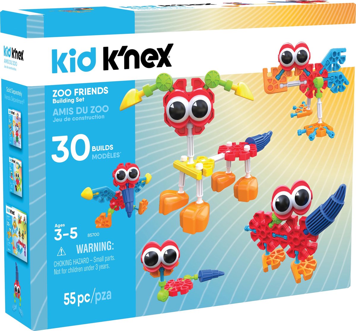 K'NEX K&apos;NEX bouwset Kid K&apos;Nex Zoo Friends junior 55 onderdelen