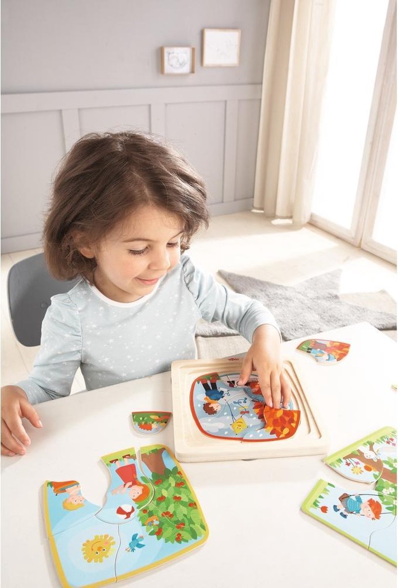 HABA houten puzzel seizoenen 22 delig