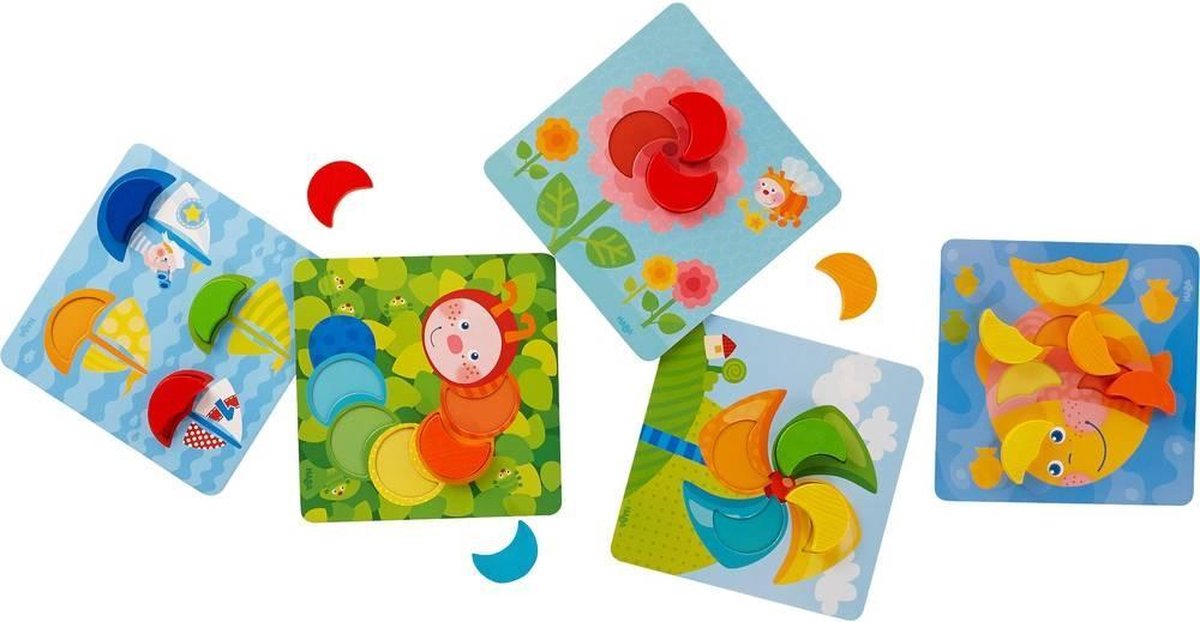HABA ordeningsspel kleurenmanen 23 cm