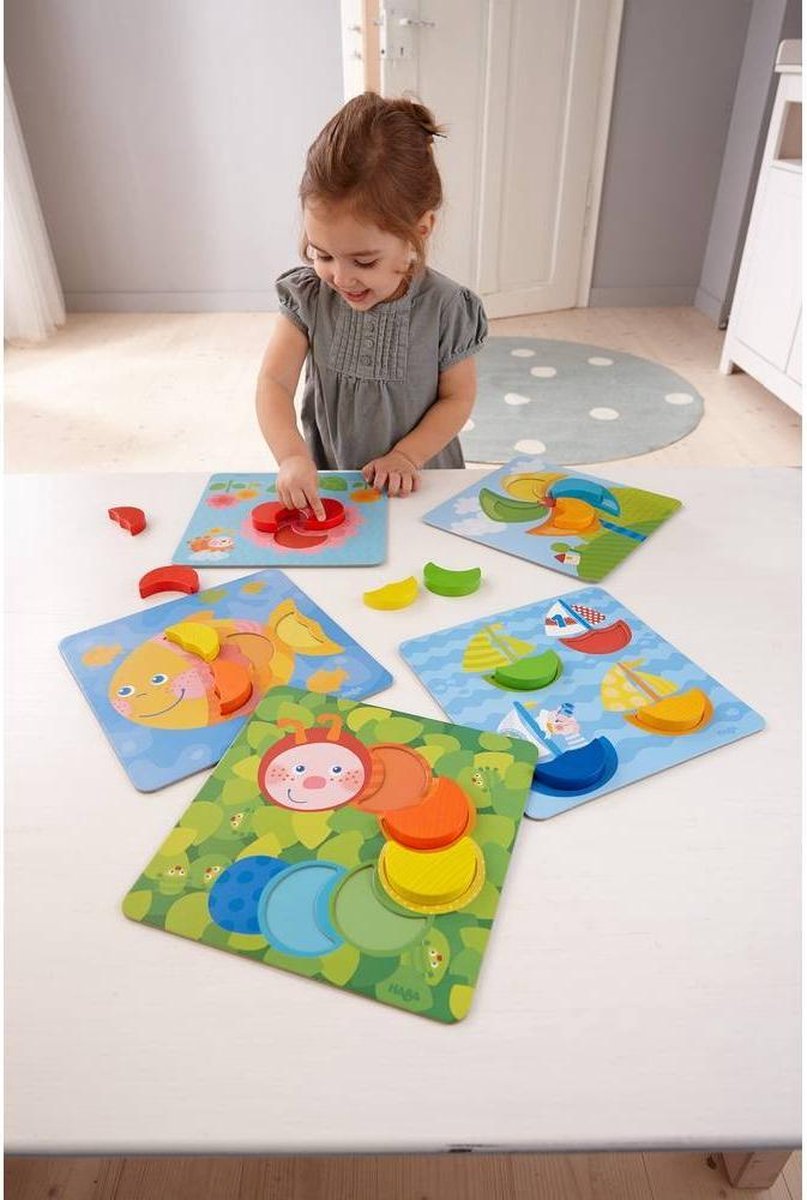 HABA ordeningsspel kleurenmanen 23 cm