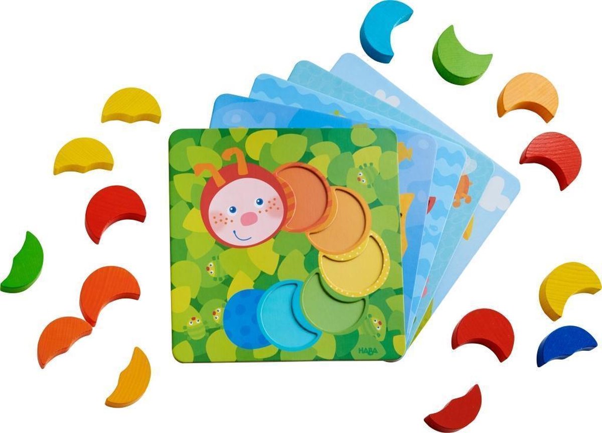HABA ordeningsspel kleurenmanen 23 cm