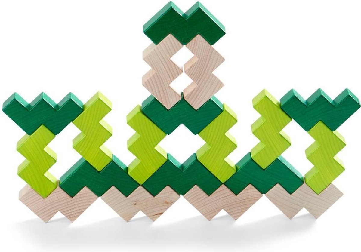 HABA Viridis 3D compositiespel 21 delig - Groen