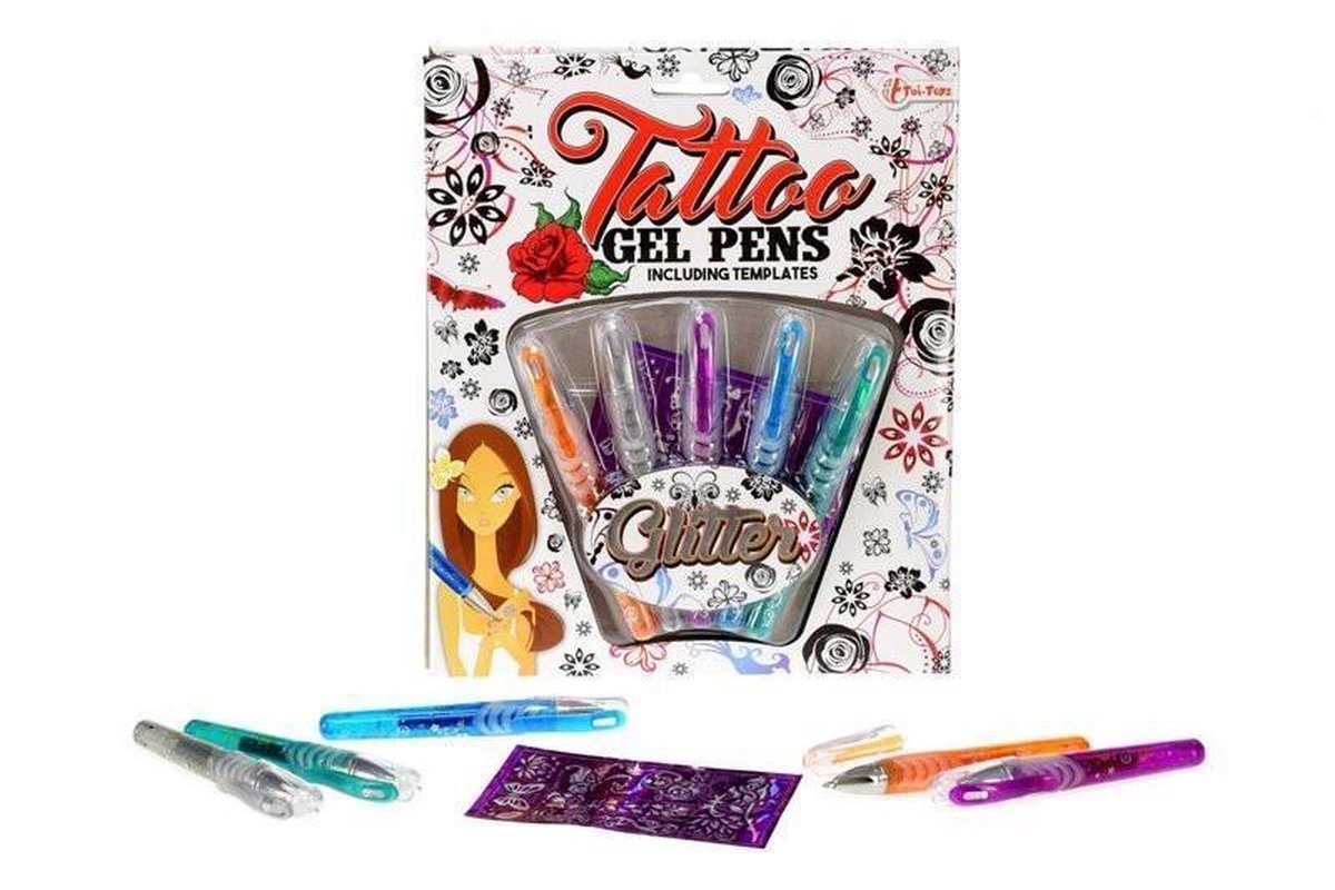 Toi-Toys Toi Toys tattoo gelpennen 5 delig