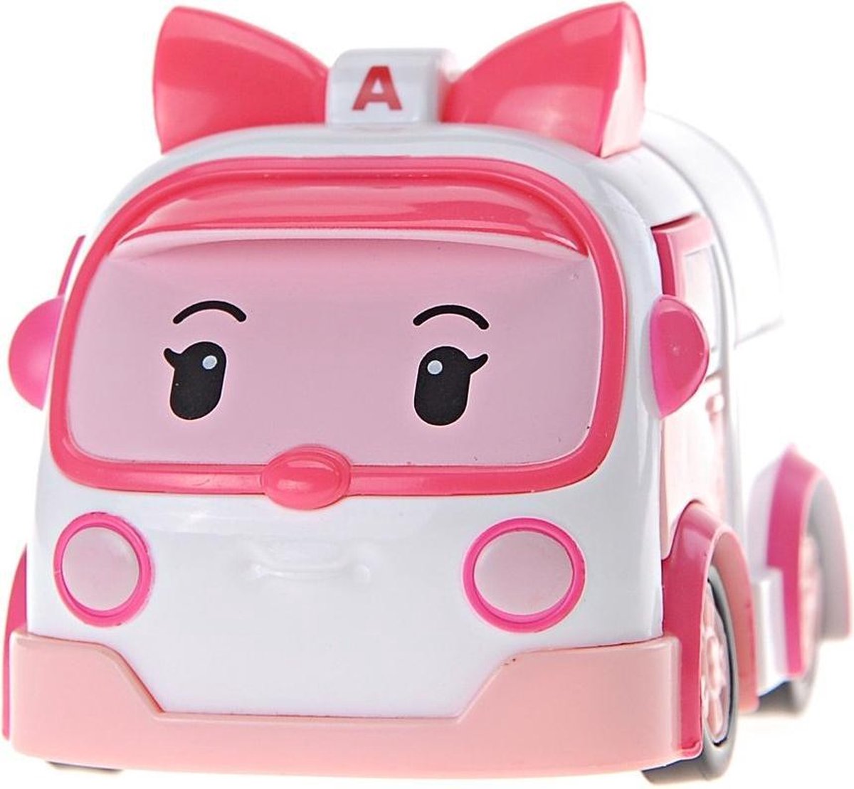 Silverlit Robocar Poli transformerende robot Amber 10 cm - Roze
