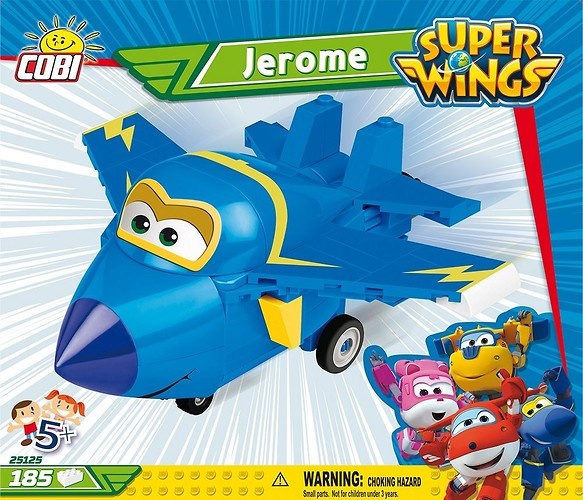 Cobi Super Wings bouwpakket Jerome 185 delig (25125) - Blauw