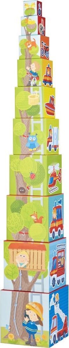 HABA stapelblokken brandweer 10 stuks